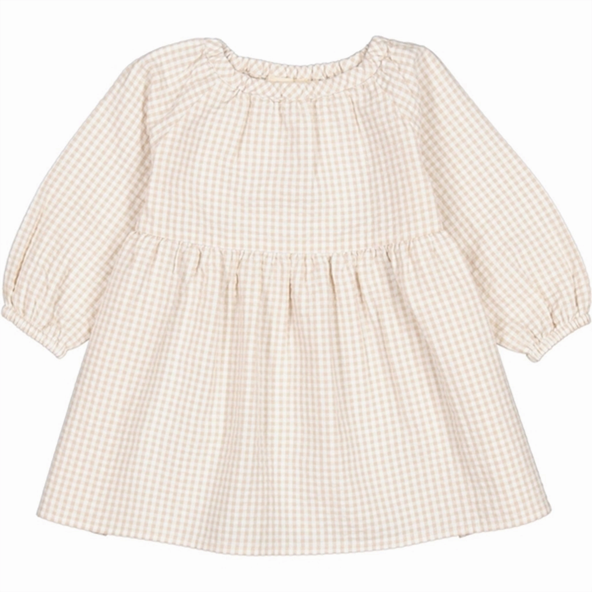 Day-to-evening dress MarMar Grey Sand Gingham Dawson Dress