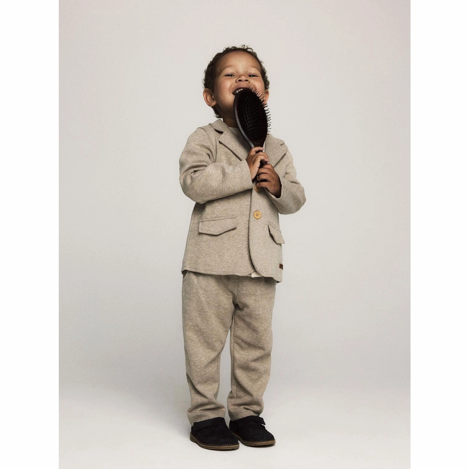 Flexible Shoulder Design Name It Pure Cashmere Follow Sweat Blazer