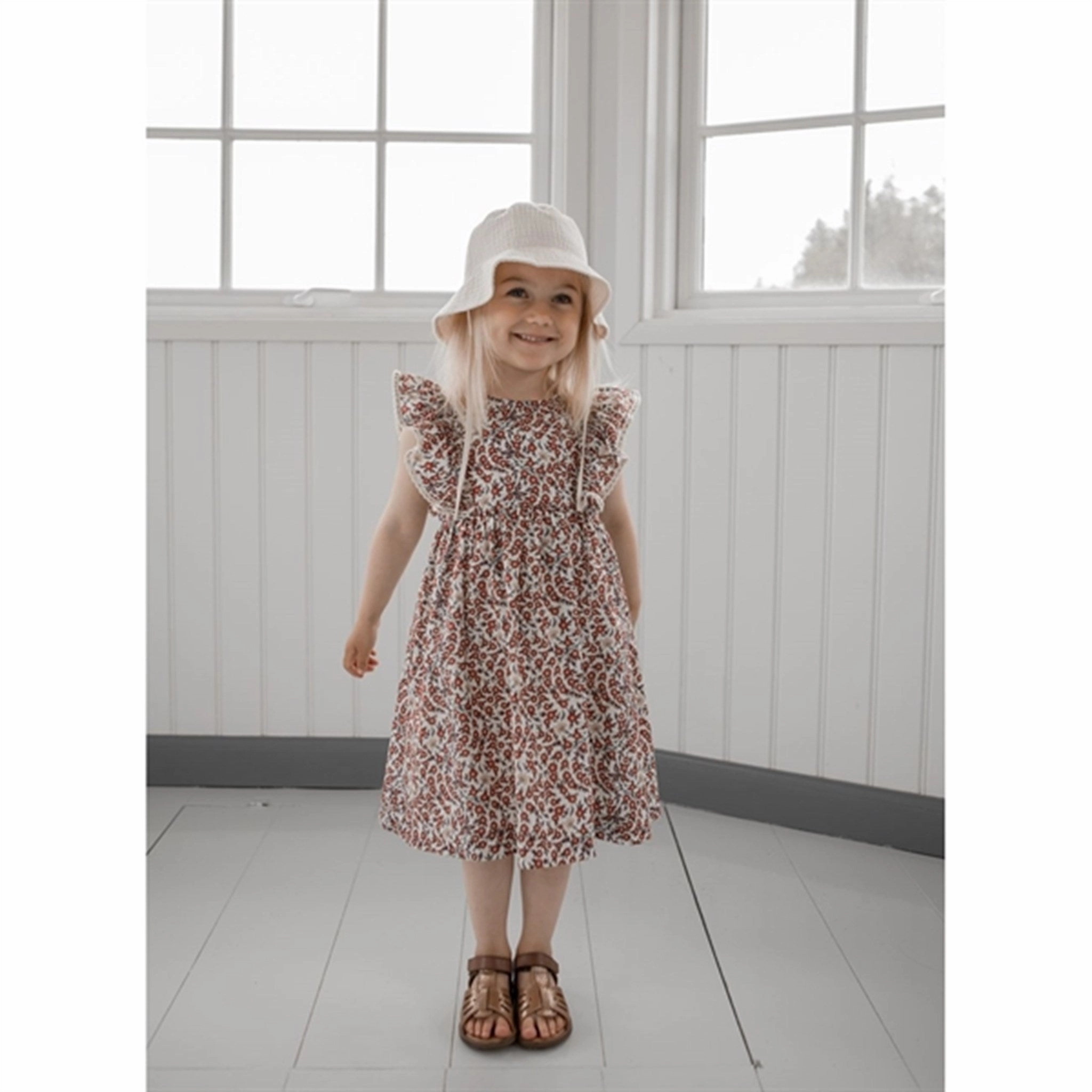 Huttelihut Isabell Dress Liberty Empress Red Flattering and Effortless Summer Ready