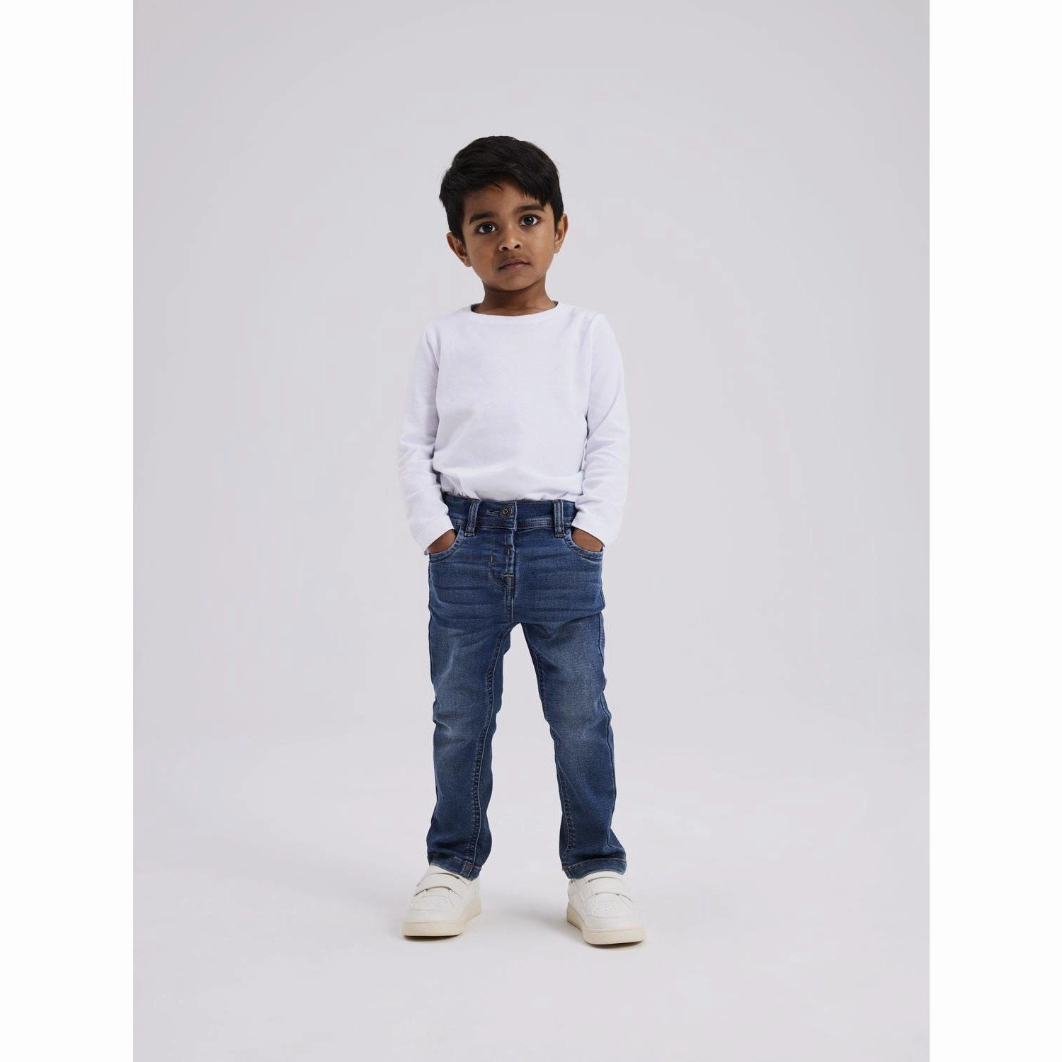 Universal Fit Design Name It Dark Blue Denim Silas Slim Sweat Jeans Noos