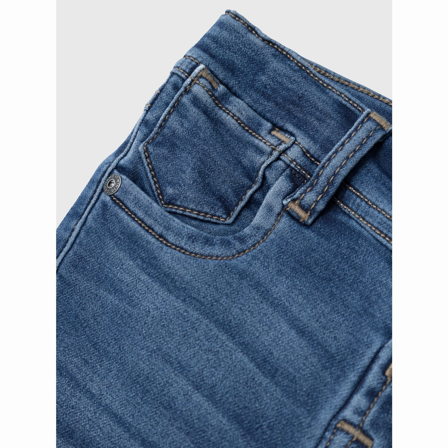Name It Dark Blue Denim Silas Slim Sweat Jeans Noos Casual Daywear Morning Stroll Stretch