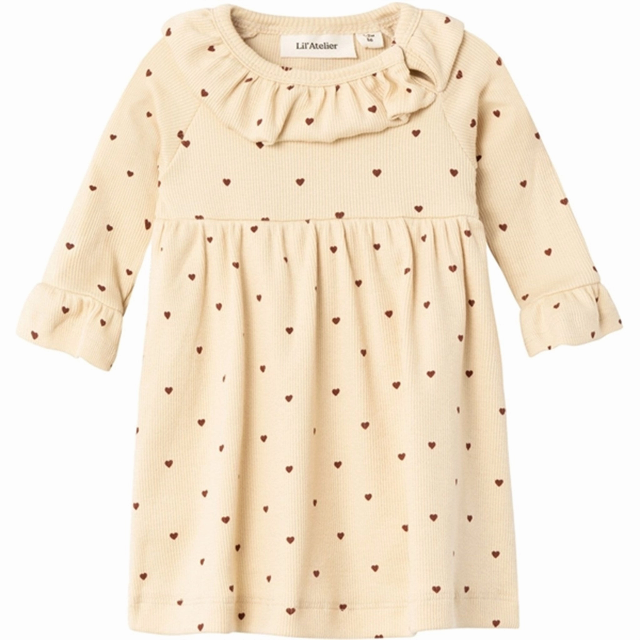 Fall Inspired Lil'Atelier Wood Ash Heart Gago Kem Body Dress AOP