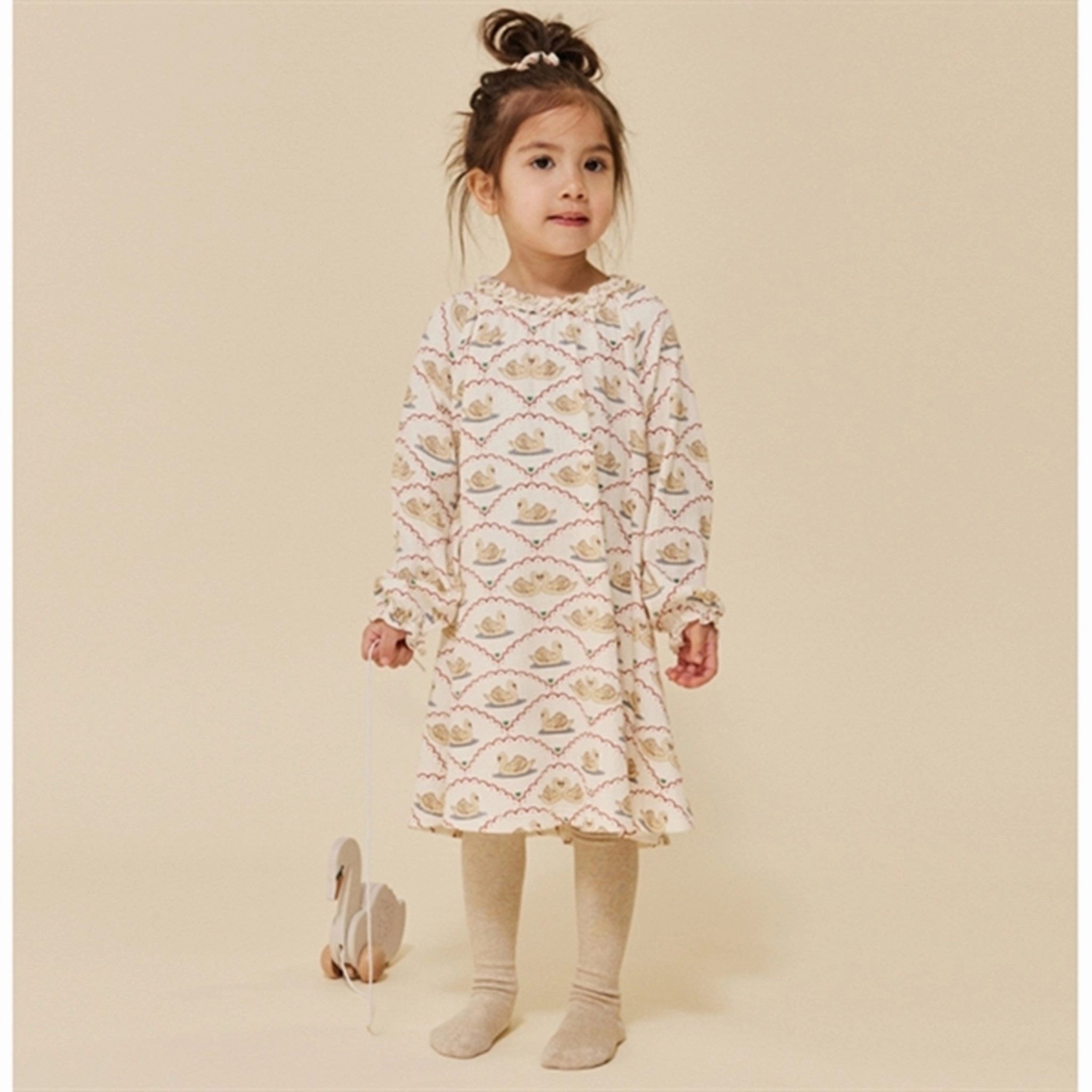 Sleek Texture Relax Appeal Konges Sl?jd Swan Chleo Dress