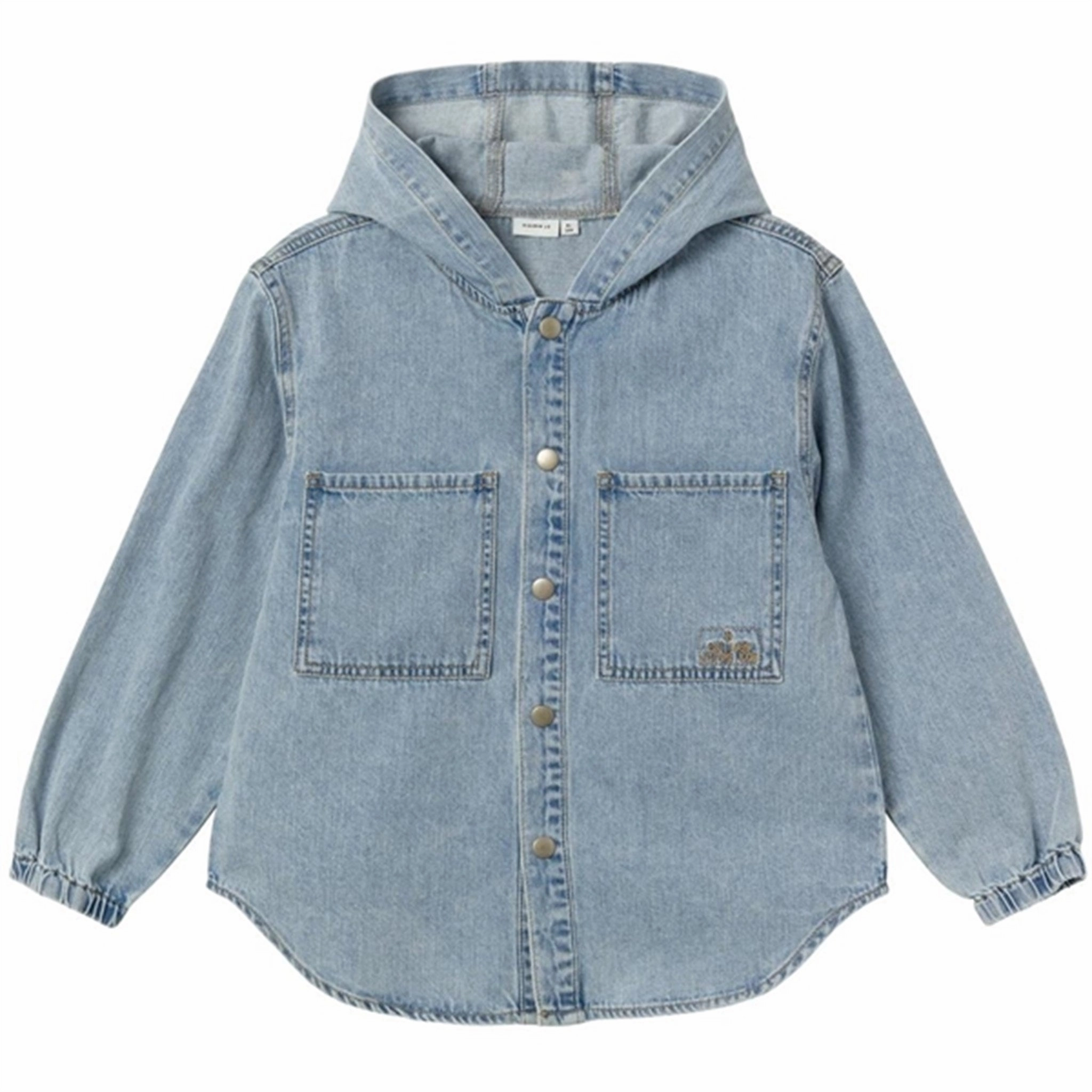 Name it Light Blue Denim Bo Denim Shirt with Hood Trendy designs