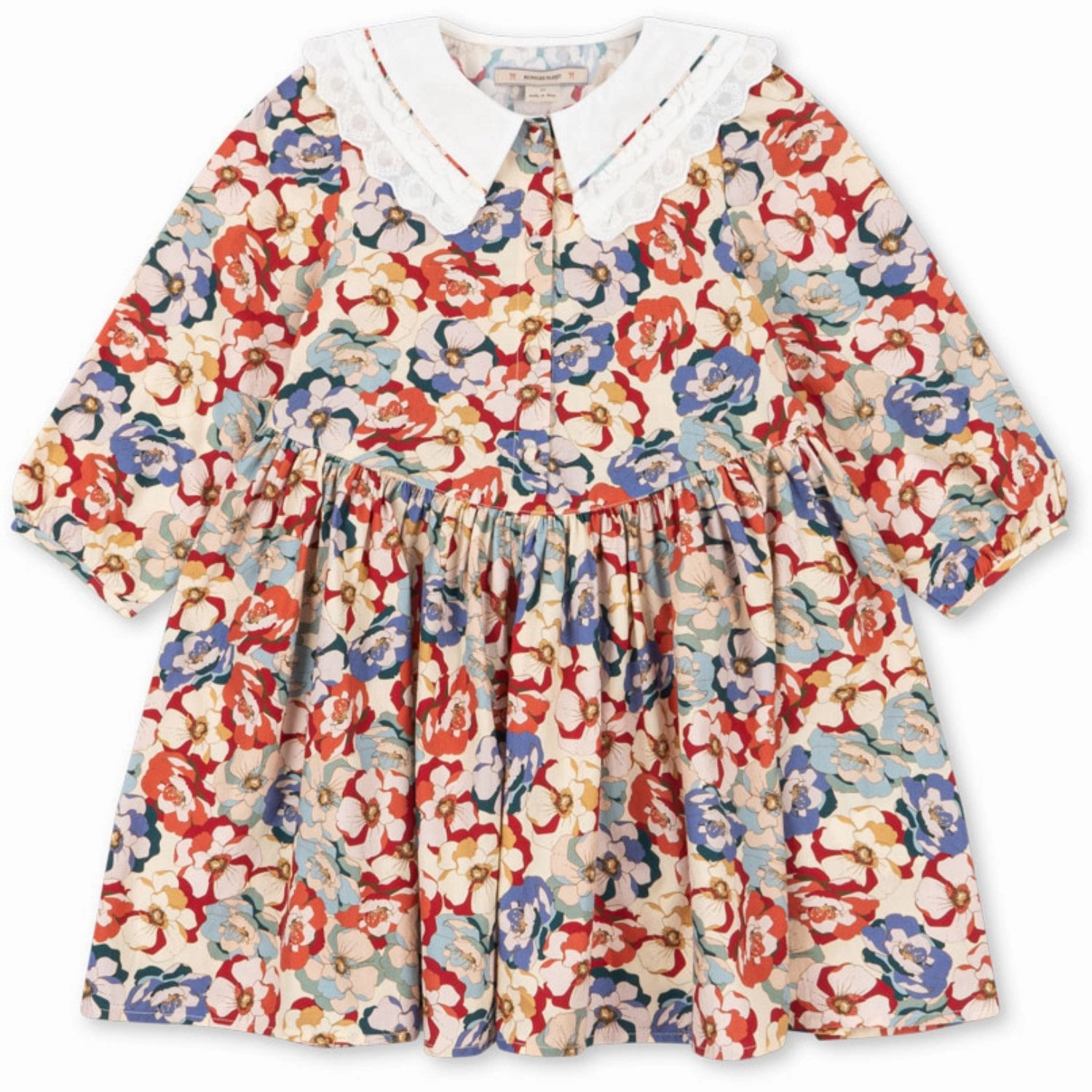 Konges Sl?jd La Rosa Coeur Collar Dress GOTS Versatile Piece Comfy Flex