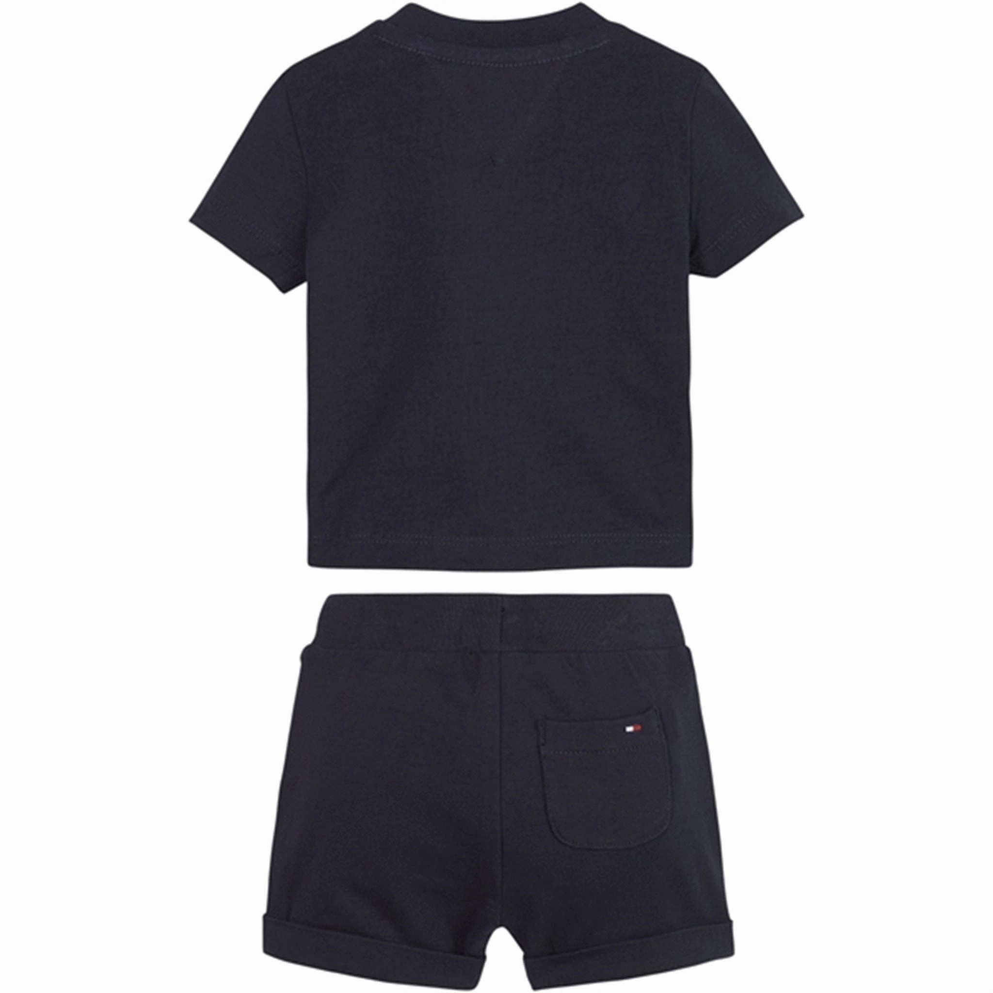 Tommy Hilfiger Baby Essential Shorts og T-shirt Set Desert Sky Durable Construction