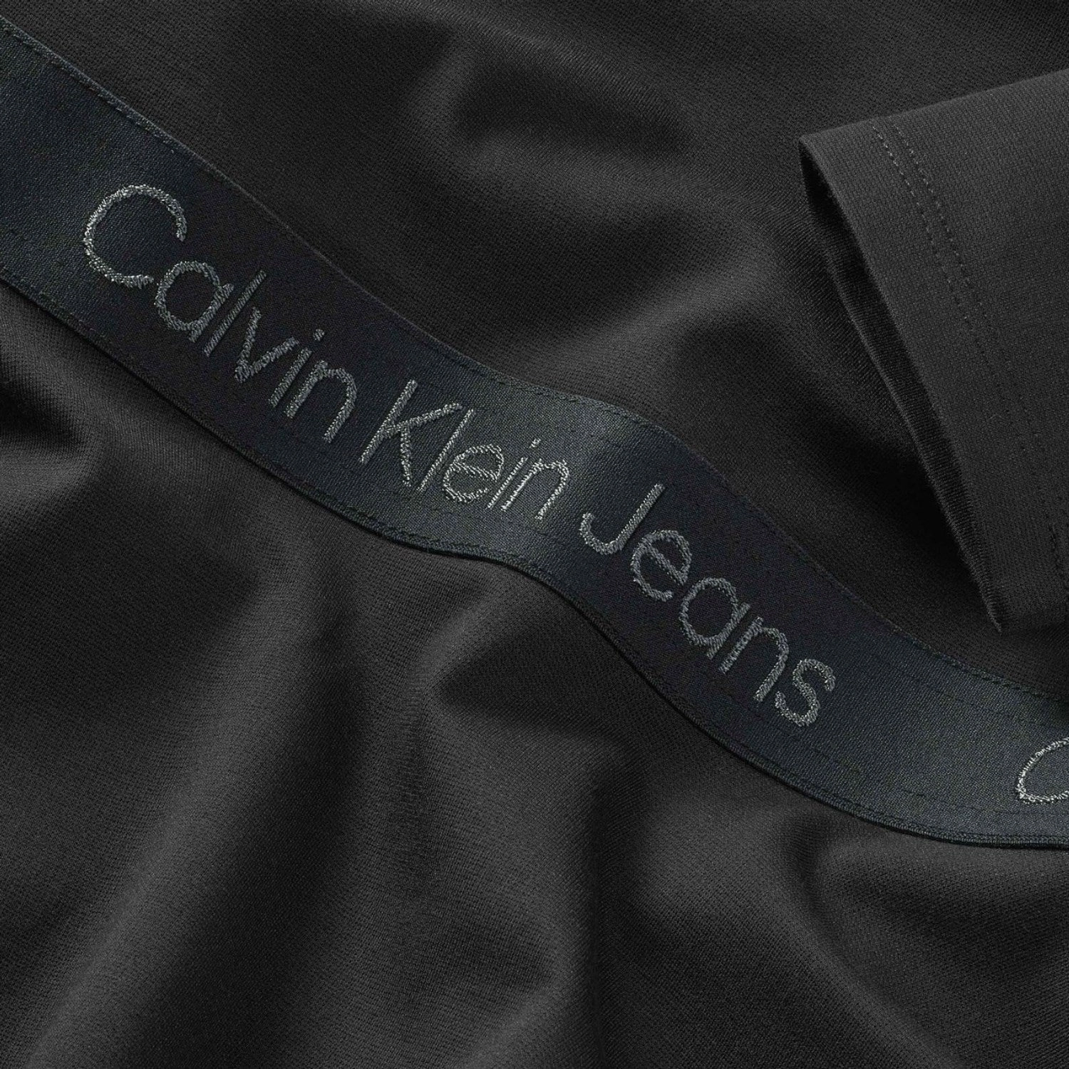 Calvin Klein Ck Black LAndo Tape Punto Dress Move Free Contemporary Style