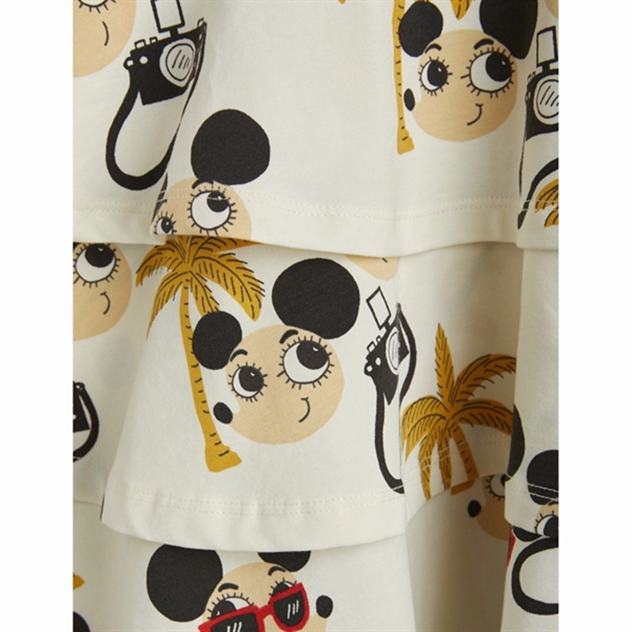 Mini Rodini Ritzratz Aop Ss Dress Multi Soft Contour