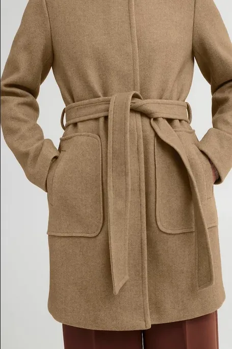 b.young cappotto da donna Bycilia 20811770 1713201 tannin melange fireplace