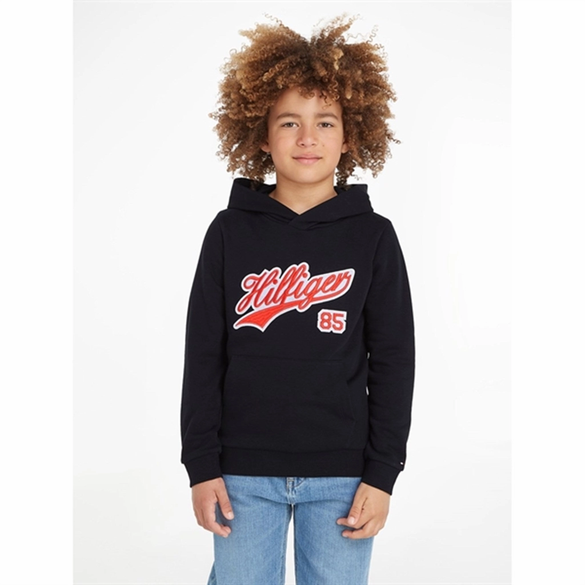 School Days Tommy Hilfiger Hilfiger Script Hoodie Desert Sky