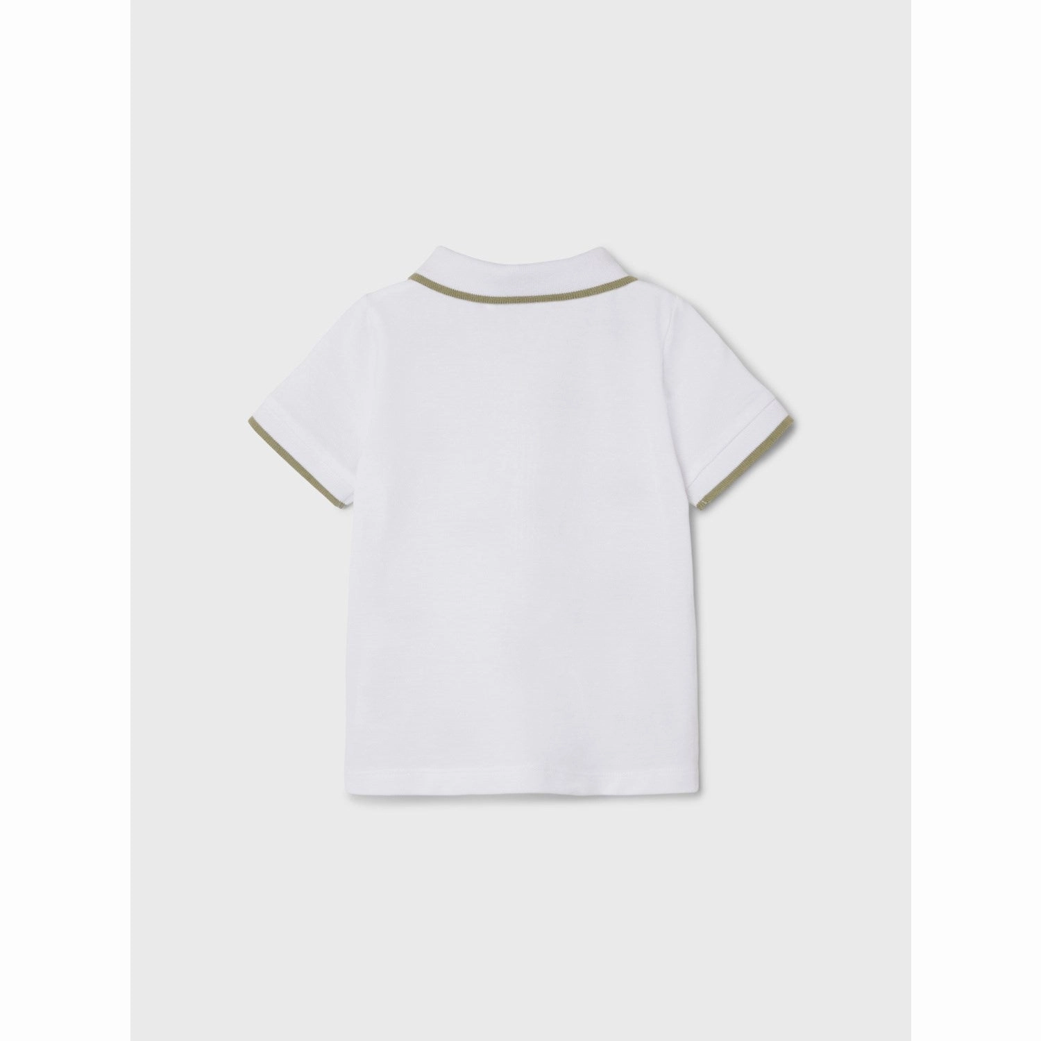 Name It Bright White Hakan Polo SingleJersey Knit