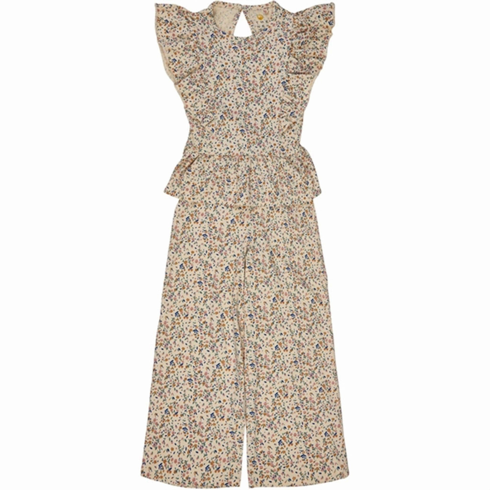 THE NEW White Swan Tiny Flower AOP Geneva Culotte Jumpsuit Versatile Comfy