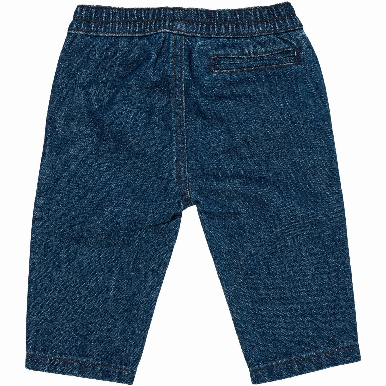 Perfect for All Sustainable Dye Methods Copenhagen Colors Dark Indigo Blue Washed Organic Baby Jeans