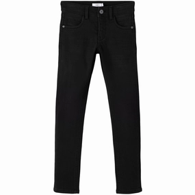 Minimalist Style Family Style Comfy Name It Black Silas Xslim Jeans Noos