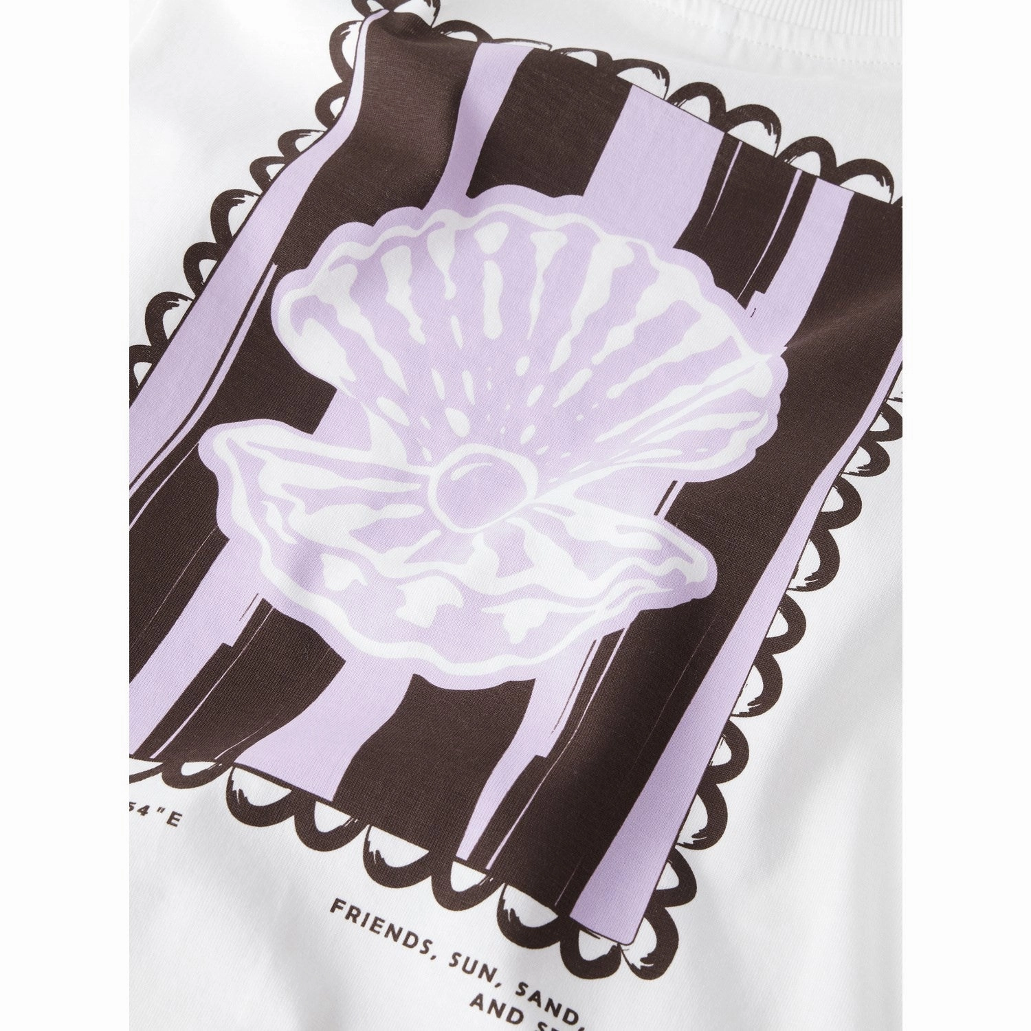 Name It Cloud Dancer Nkfhellia Ss Nreg Top Fashion-Ready