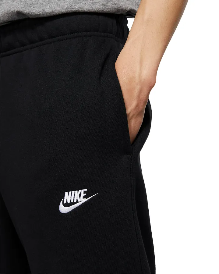 Nike Pantalone sportivo da uomo con polsino al fondo Jogger Club BV2679-010 nero Practical Fit