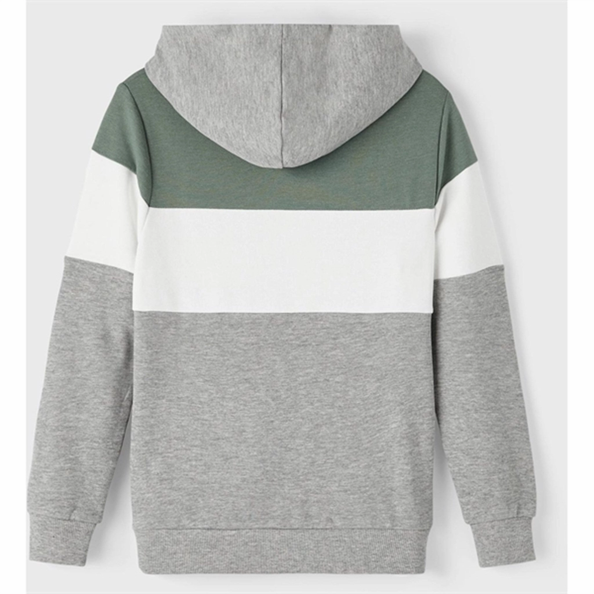 Name It Grey Melange Hoodie Drawcord Hem