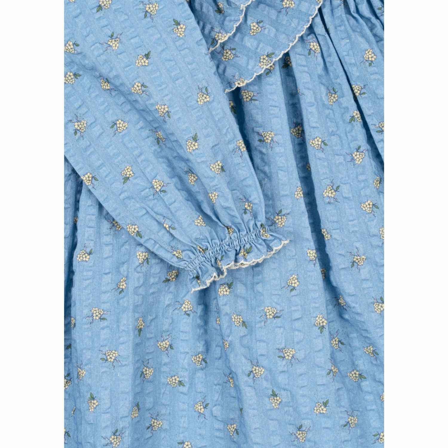 Breezy Style Konges Sl?jd Carlie Blue Kim Frill Dress Gots