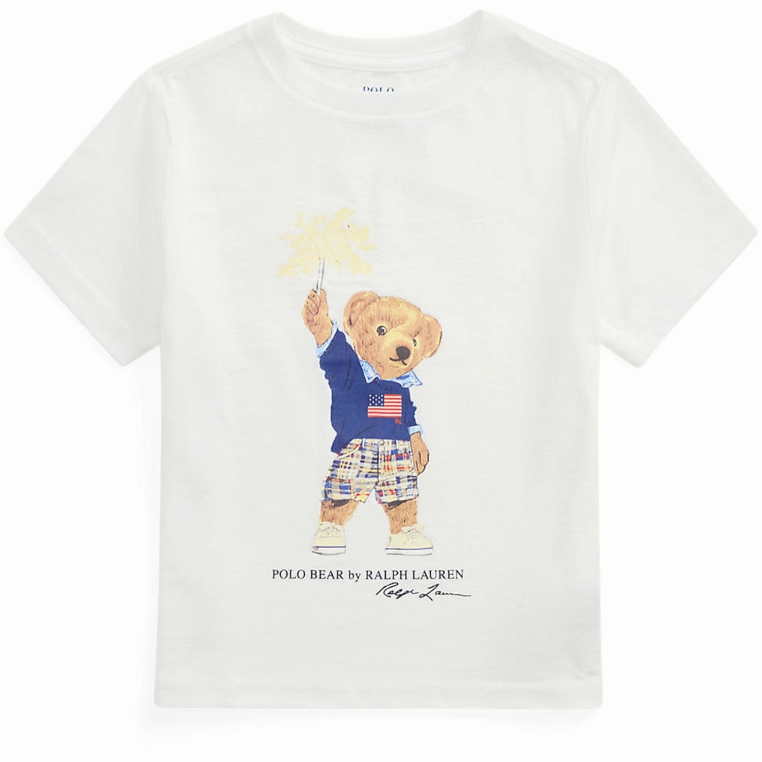Button Down Polo Ralph Lauren Pf24 White Hyannis Bear T-Shirt