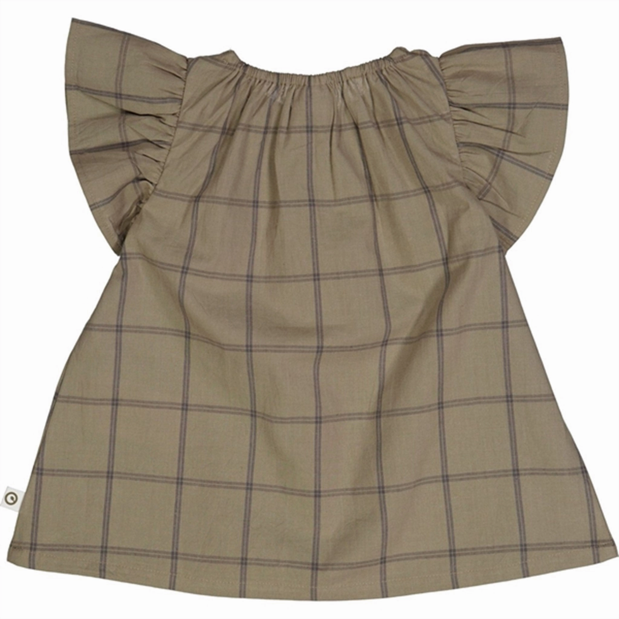 Formal dinner wear M??sli Cashew Check Dress
