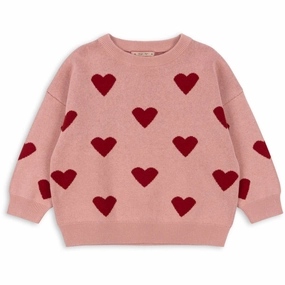 Evening Elegance Functional Pocket Konges Sl?jd Mellow Rose Lapis Knit Blouse