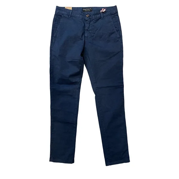 Smithy's Pantalone in cotone 801 navy Smart Design Reinforced Seams