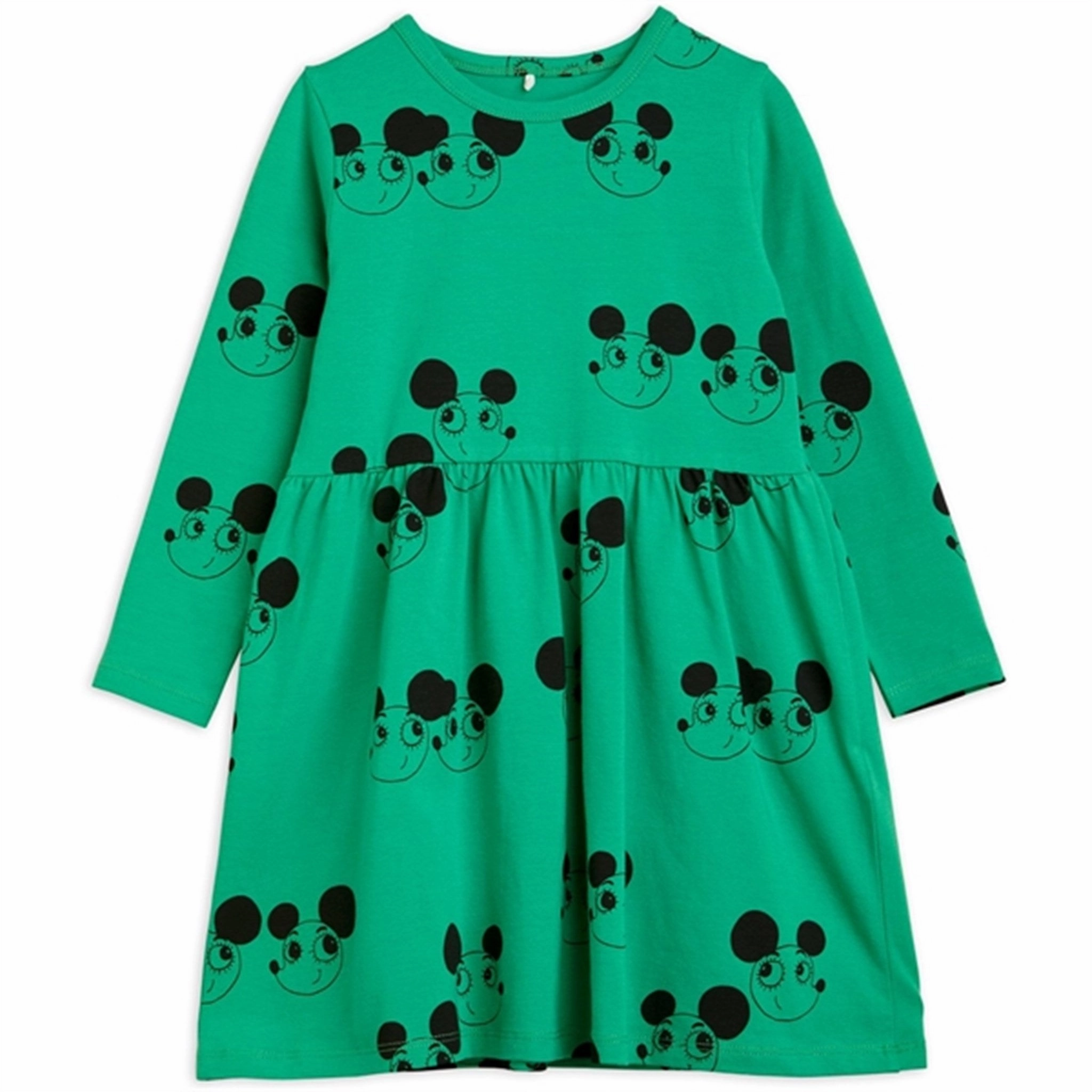 Zipper Closure Quiet Mood Mini Rodini Ritzrats Aop Dress Green