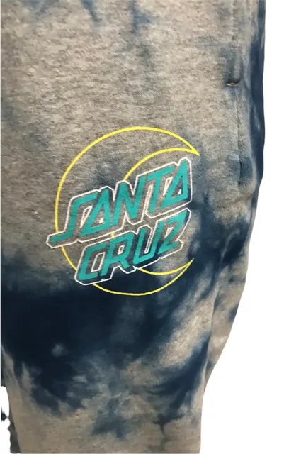 Santa Cruz Pantalone in Felpa da adulto Empty Moon Dot Jogger SCA-PNT-045 blu grigio Tailored Fit Organic Cotton Blend