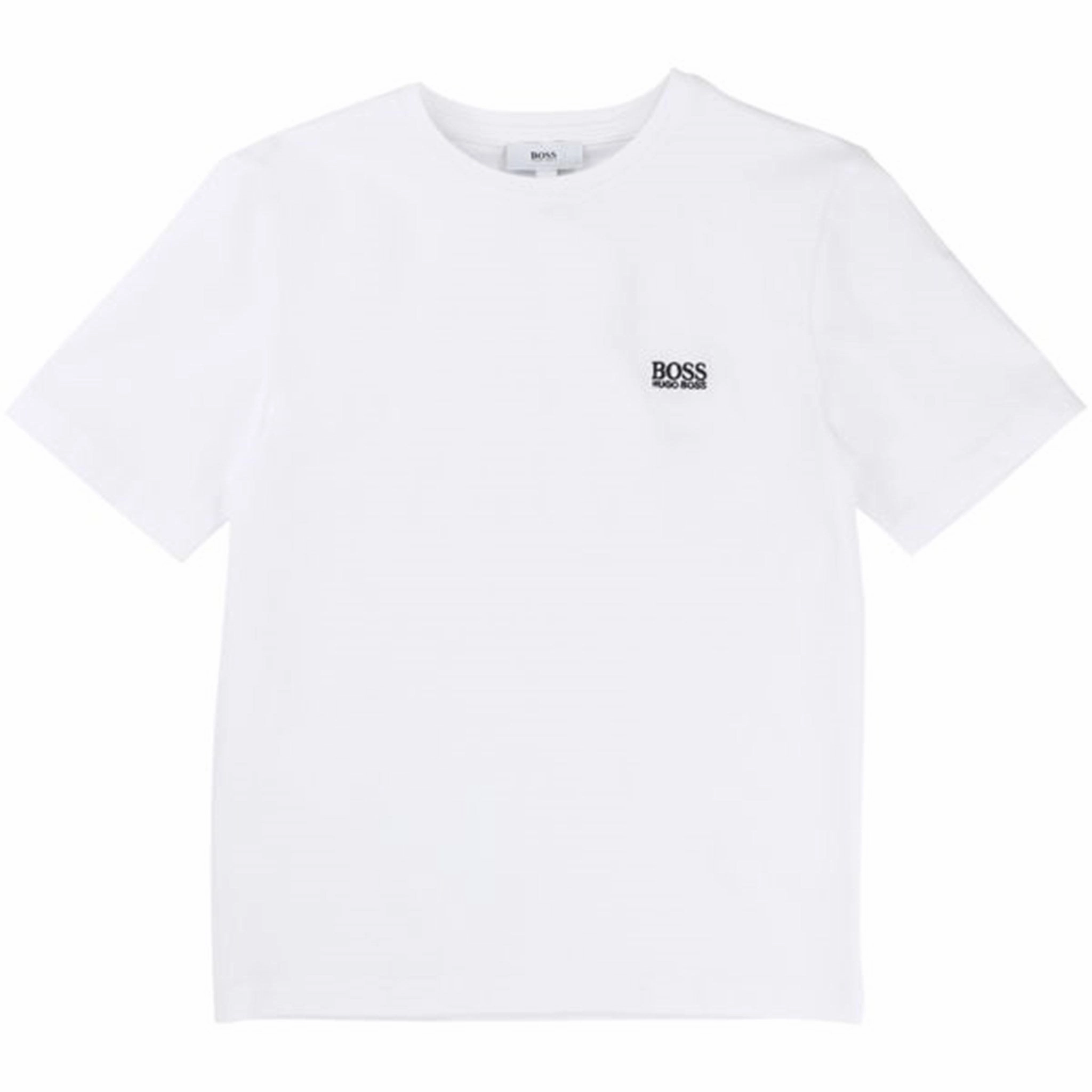 Fashion-Forward Good stretch Hugo Boss Boy Tee Short Sleeves White