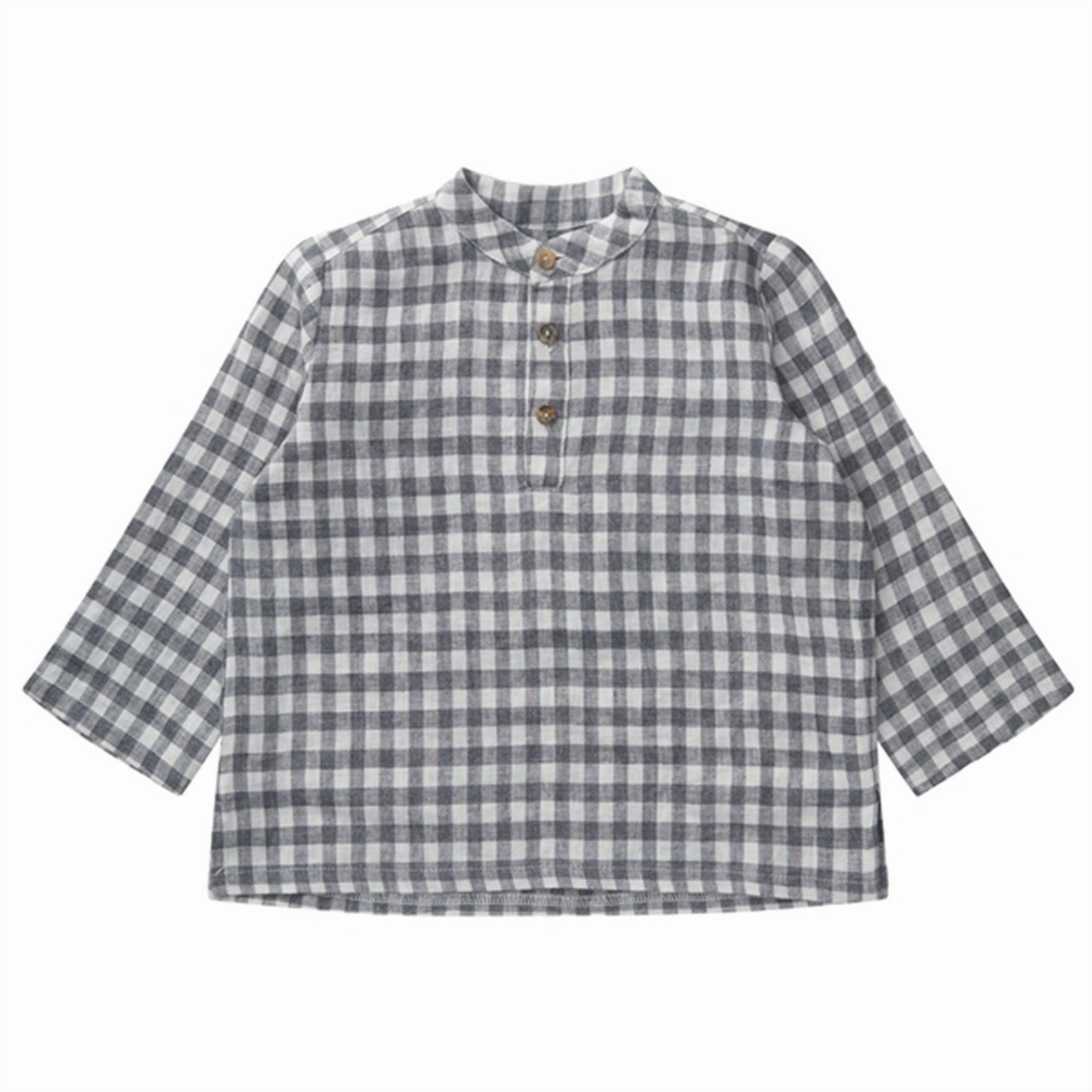 lalaby Elephant Check Carlo Shirt Tall Length