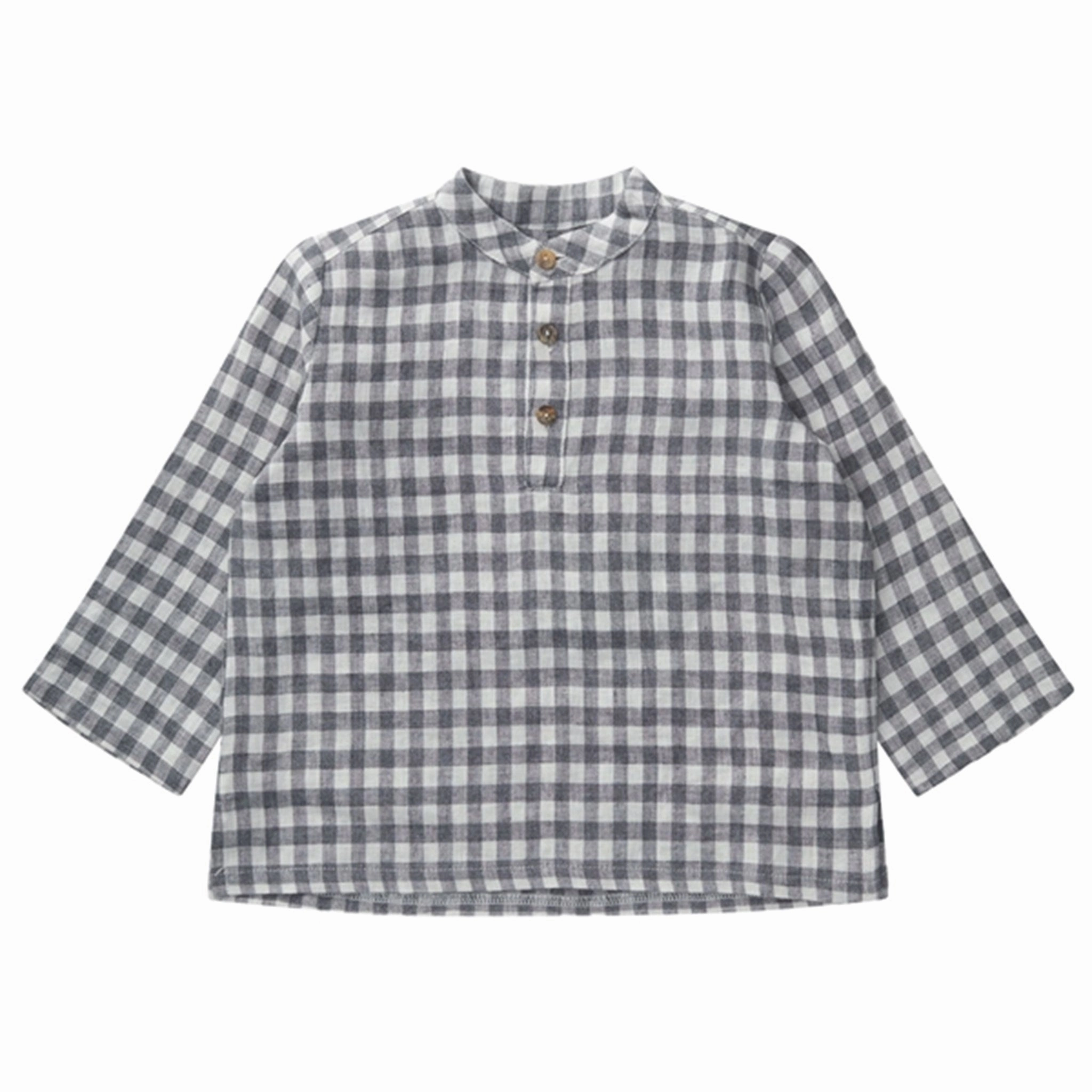 lalaby Elephant Check Carlo Shirt Patterned Texture