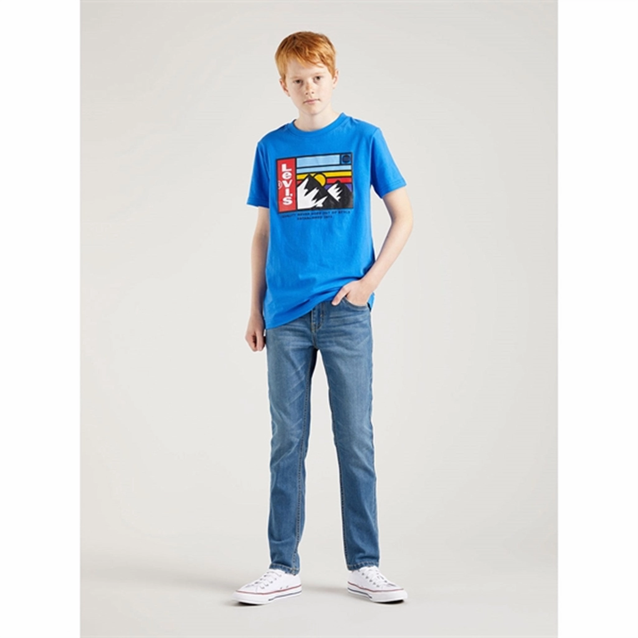 Levis 510 Eco Soft Performance Jeans Well Worn Tailored Silhouette