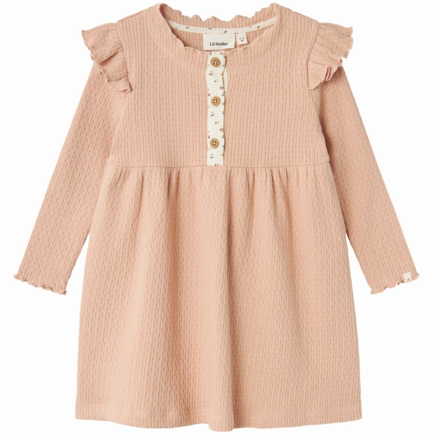Lil'Atelier Rugby Tan Rea Dress Vintage Style Day To Night