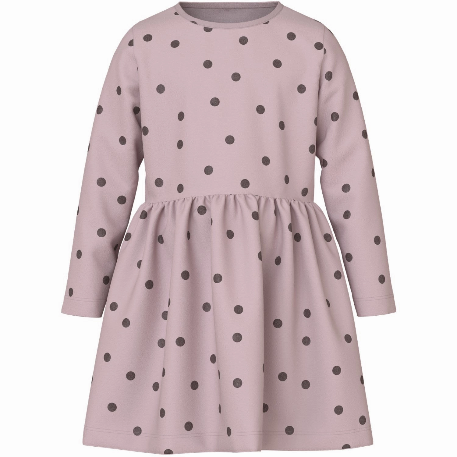 Smart and Polished Name It Burnished Lilac Peppercorn Dot Nmfvivian Ls Dress