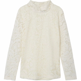 holiday season Travel Friendly Name it Jet Stream Rydia Mock Neck Blouse