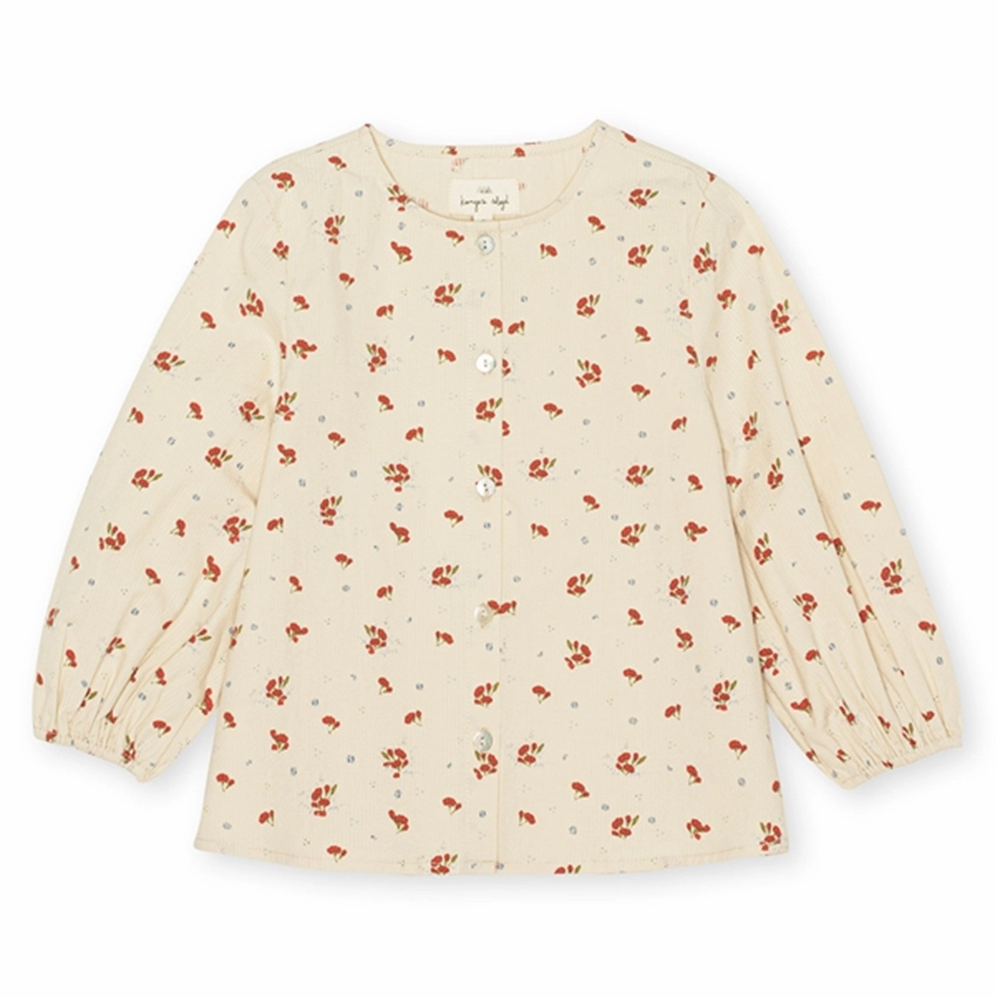 Gradient effect Classic Style Konges Sl?jd Pluie De Fleur Red Como Puf?rme Shirt