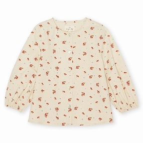 Gradient effect Classic Style Konges Sl?jd Pluie De Fleur Red Como Puf?rme Shirt