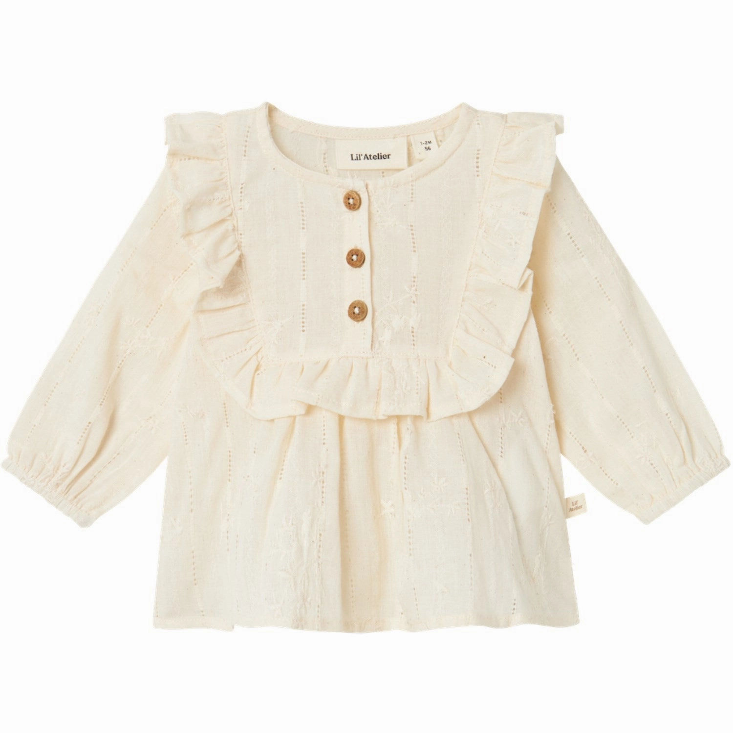 Monochrome Palette Lil'Atelier Turtledove Rhody Loose Shirt