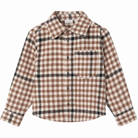 Youthful Vibe Mix-And-Match Name It Summer Sand Checks Nidennis Overshirt