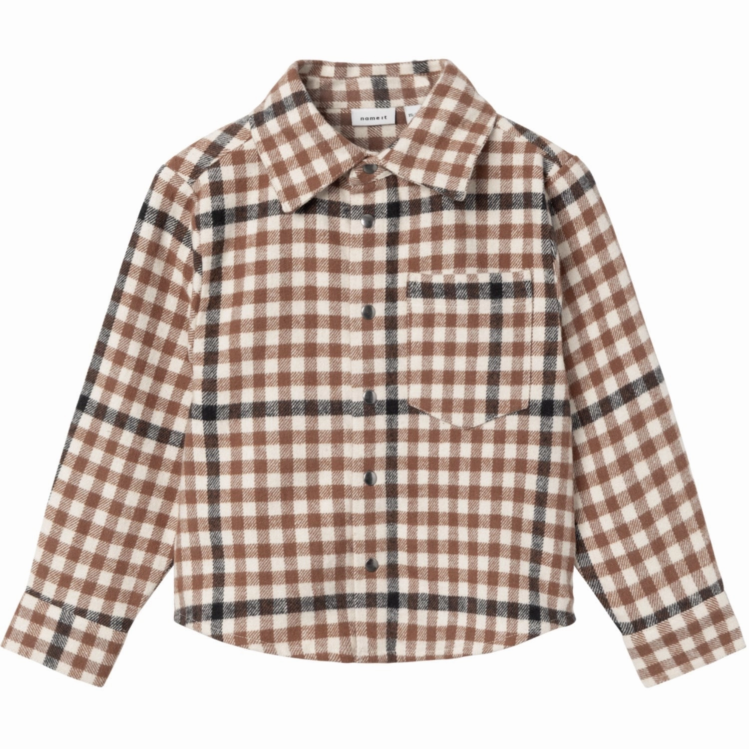 Youthful Vibe Mix-And-Match Name It Summer Sand Checks Nidennis Overshirt