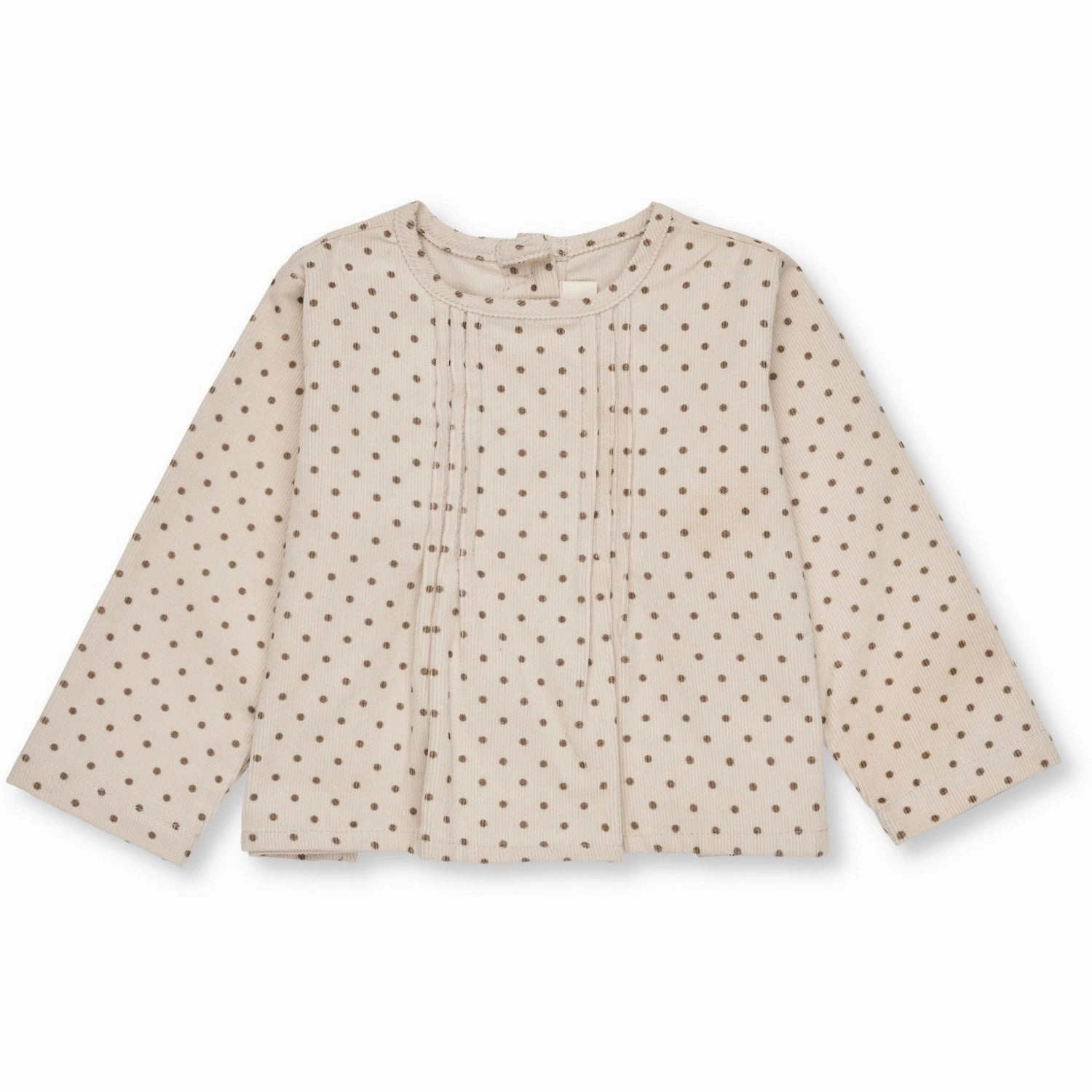 Lalaby BrownDot Holly Top Sustainable production Checkered Print