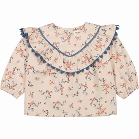 Wrinkle Resistant Material MarMar Wallflower Tulette Blouse