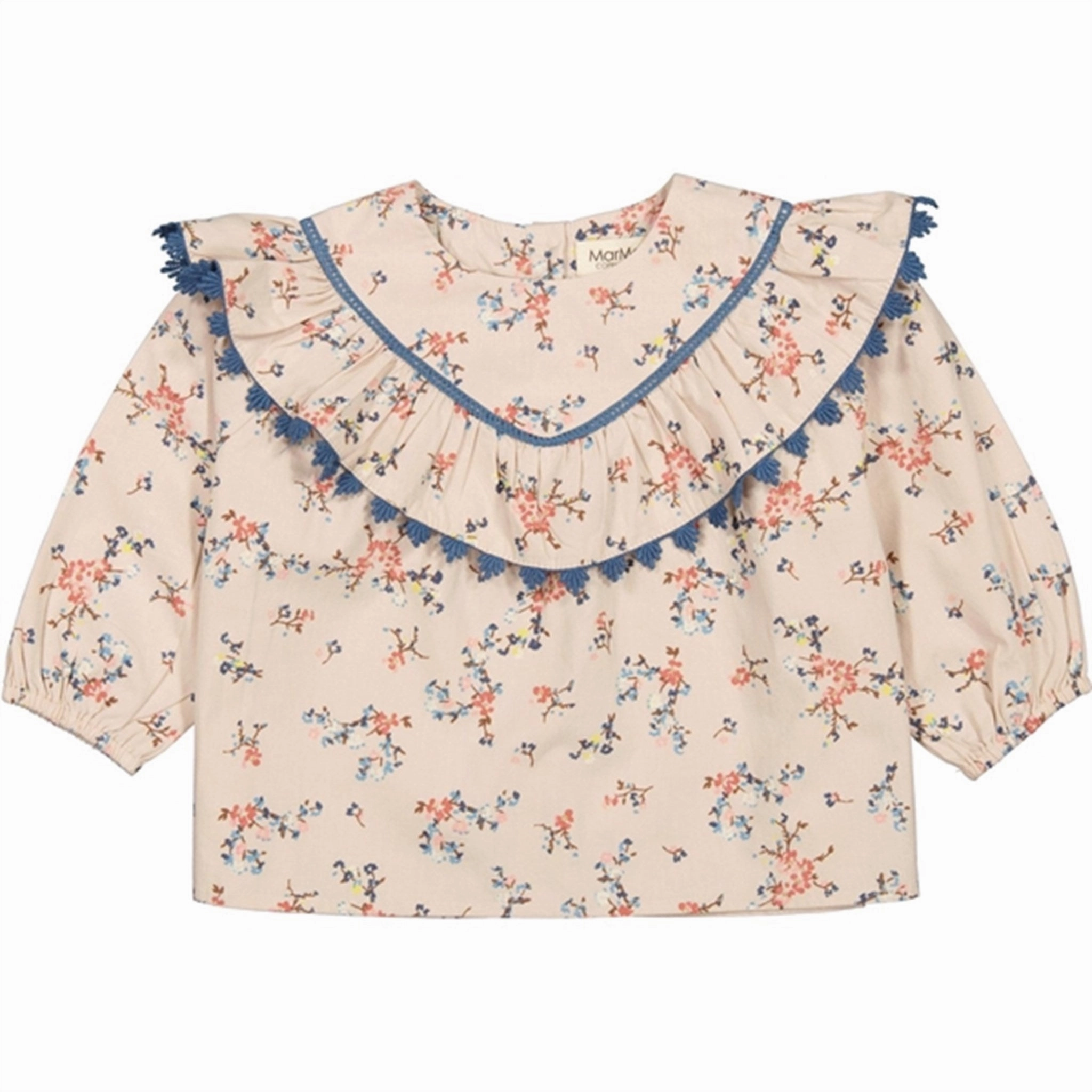 Wrinkle Resistant Material MarMar Wallflower Tulette Blouse