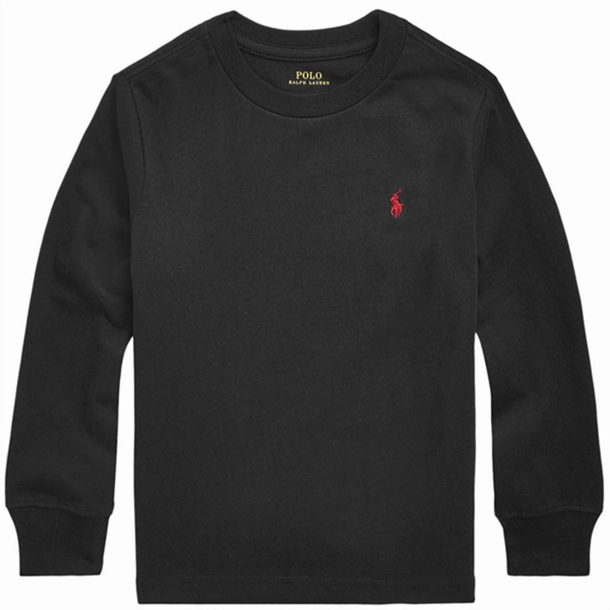 Stylish Design Polo Ralph Lauren Boy Long Sleeved Shirt Black
