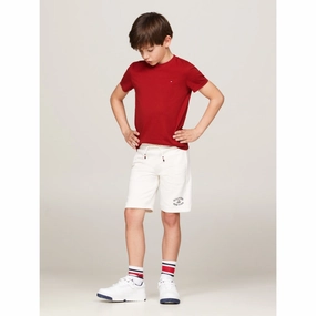 Outdoor Trend Look Tommy Hilfiger Dark Magma Essential Cotton Tee S/S