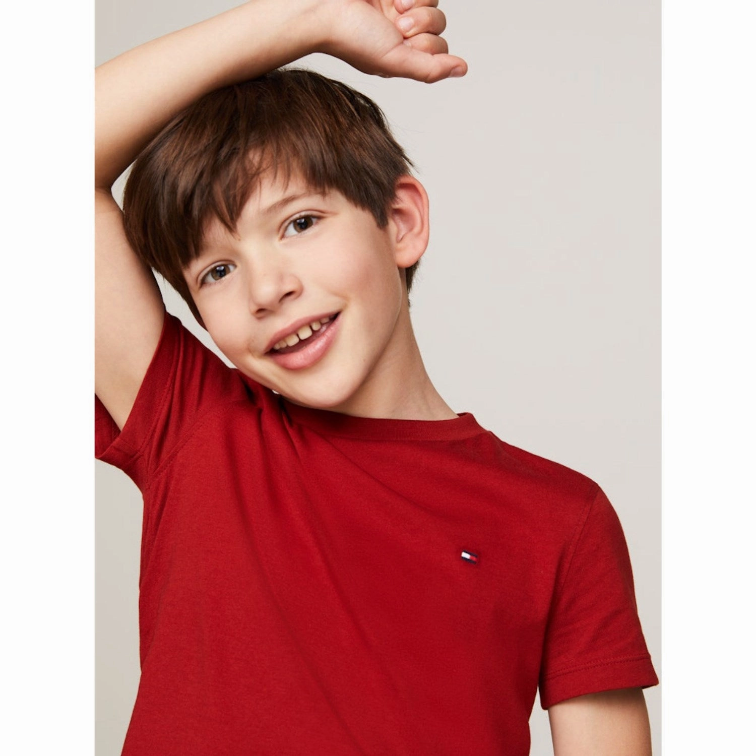 Fresh Style Trend Cozy Apparel Tommy Hilfiger Dark Magma Essential Cotton Tee S/S