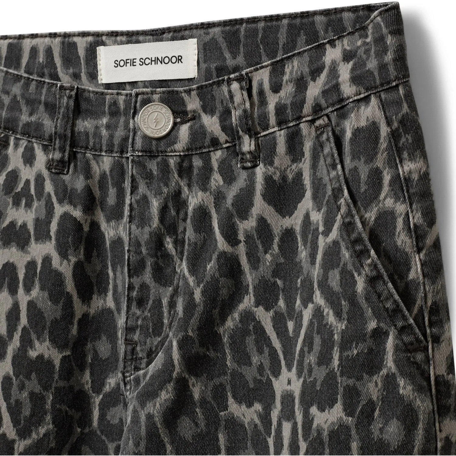 Classic Cut Everyday Fashion Sofie Schnoor Grey Leopard SiennaSY Jeans