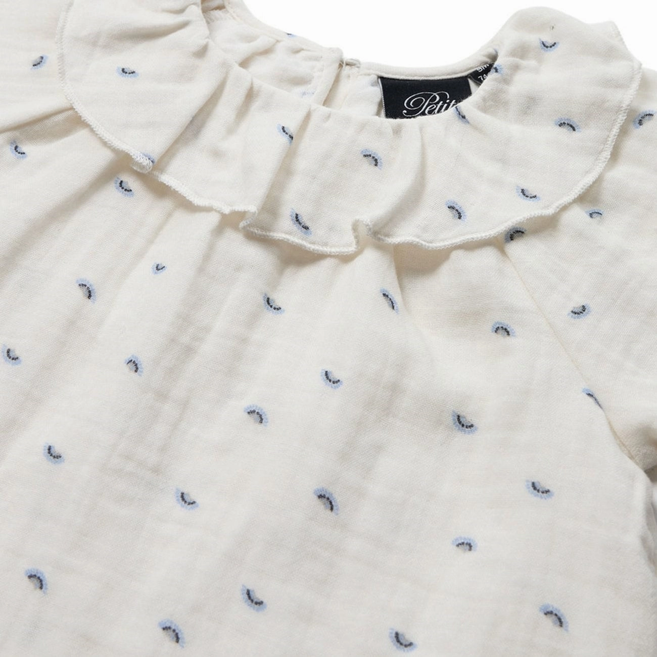 Sofie Schnoor Antique White T-shirt Raw Edge Hem spandex blend