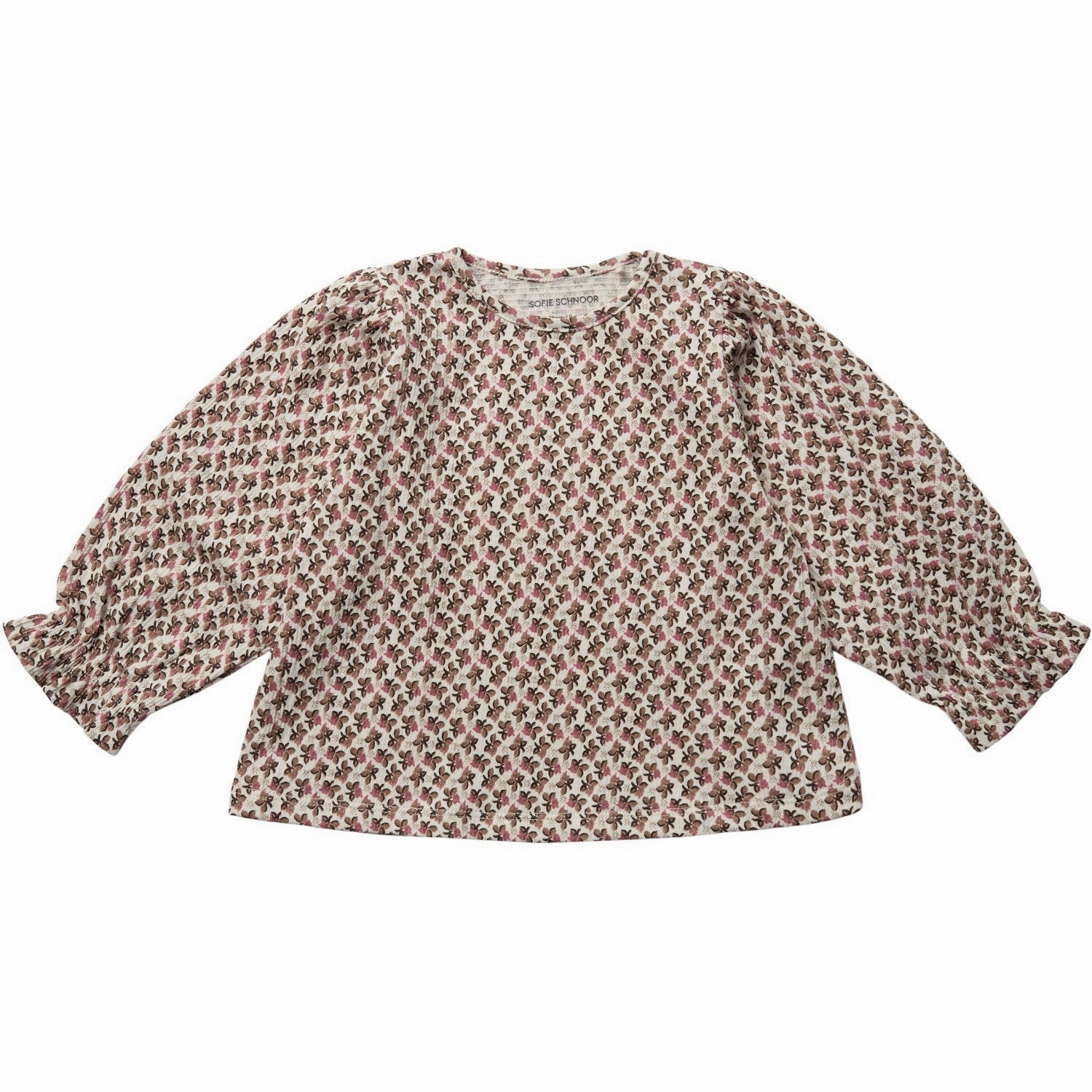 Sophisticated Elegance Stretch Fabric Sofie Schnoor Aop Flower Blouse