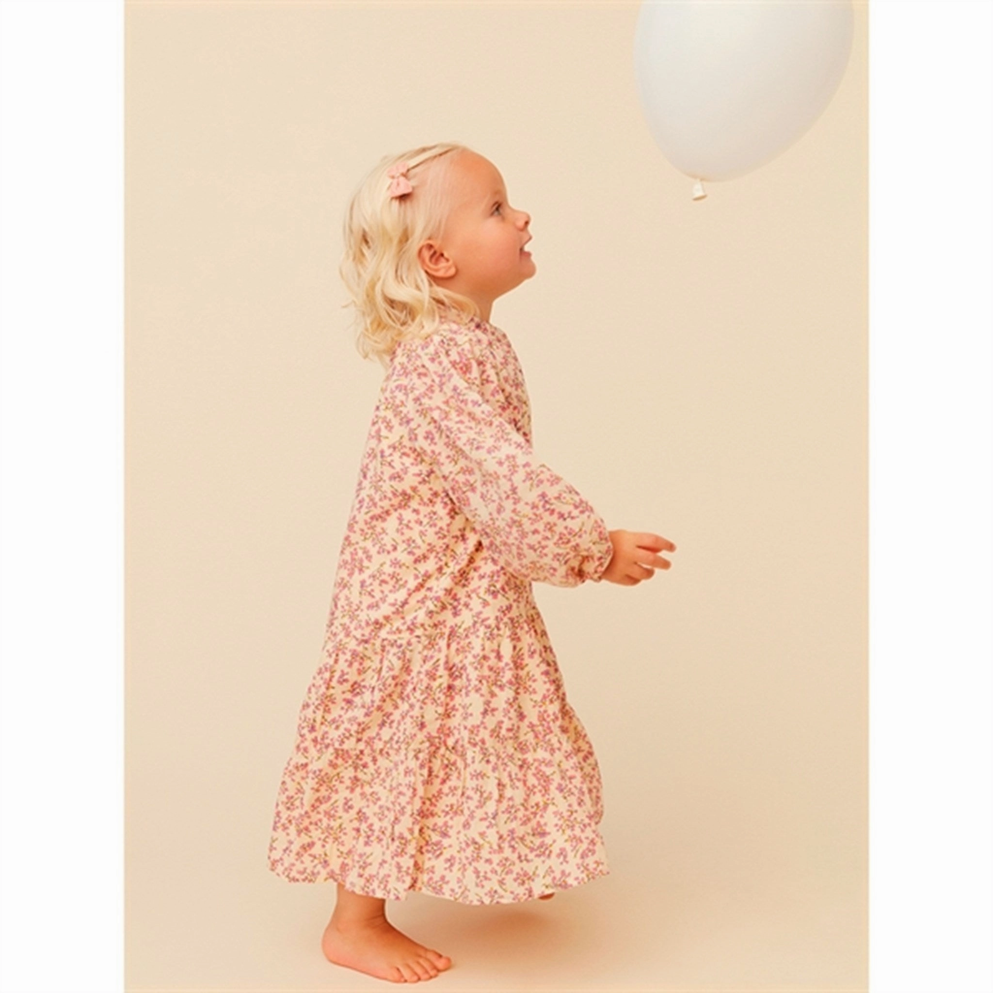 Balloon-Sleeve Warranty-Included Sofie Schnoor AOP Flower Dress